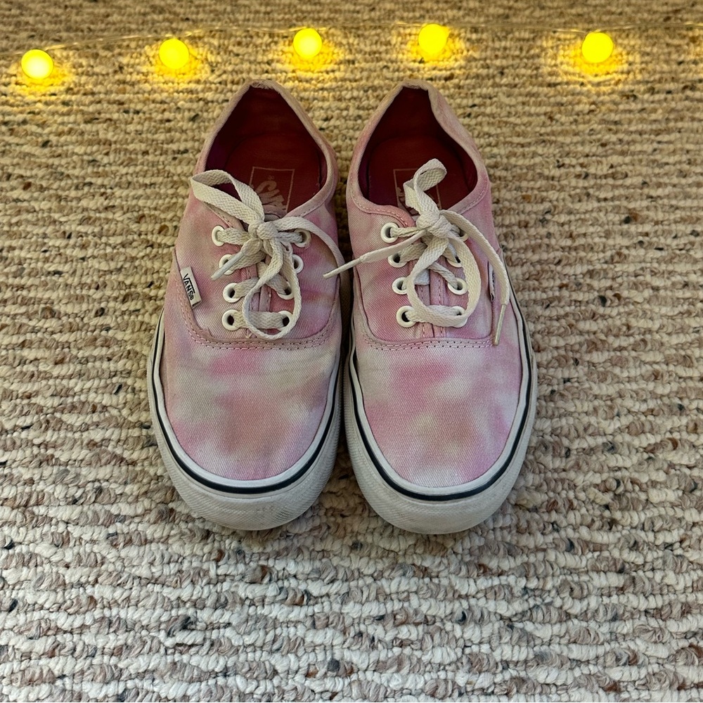 Vans Authentic Shoe - Tie-Dye Pink (rare) - US men’s 5.5 / women’s 7